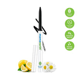 Mamaearth Long Stay Kajal Pencil Black Retractable Waterproof, With Vitamin C & Chamomile, Charcoal Black, Matte Finish