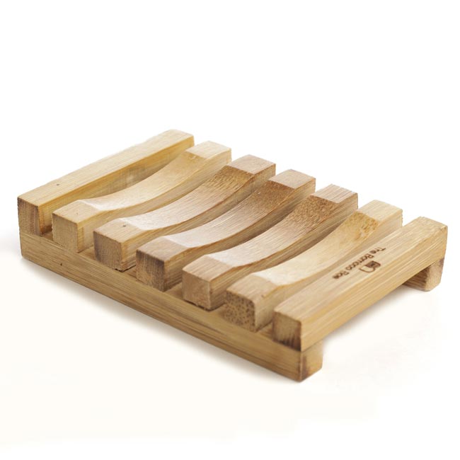 Bamboo Soap Tray | Handmade Soap Dish | Natural Wooden Tray for Soap & Sponge