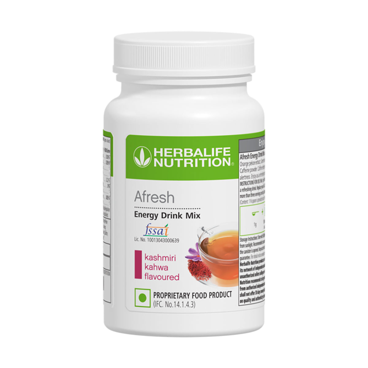 Herbalife Nutrition Afresh Energy Drink Mix Kashmiri Kahwa